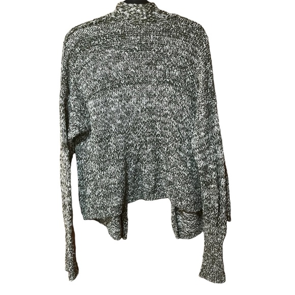 Abercrombie & Fitch Green and white open front Knit Cardigan- Large - Picture 3 of 5